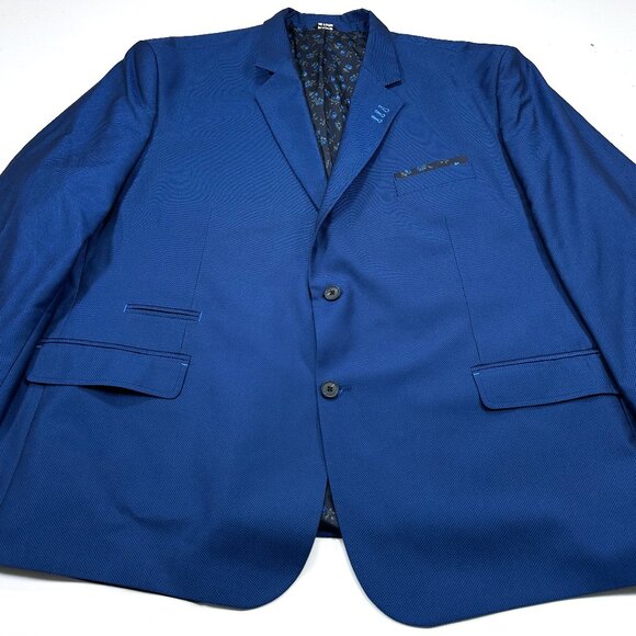 SYNRGY Men's Blue Blazer Sport Coat Casual Jacket Size 3XL 54/56 Classic